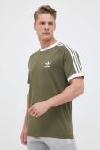 Бавовняна футболка adidas Originals колір зелений з аплікацією (3307247) Бавовняна футболка adidas Originals колір зелений з аплікацією (3307247)