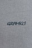 Бавовняна футболка Gramicci G-Short Tee колір сірий з принтом G3SU.T047-smokyslate Бавовняна футболка Gramicci G-Short Tee колір сірий з принтом G3SU.T047-smokyslate