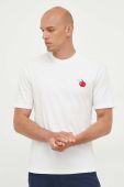 Бавовняна футболка United Colors of Benetton колір білий з аплікацією (3343336)