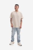 Бавовняна футболка KSUBI колір бежевий з принтом 5000006301-TAN Бавовняна футболка KSUBI колір бежевий з принтом 5000006301-TAN