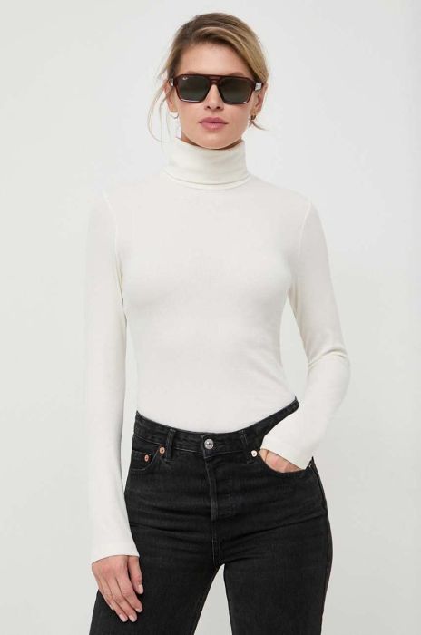 Лонгслів Marc O'Polo жіночий колір бежевий гольф (3630716)