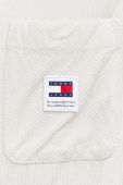 Вельветова сорочка Tommy Jeans колір бежевий relaxed класичний комір (3693641)