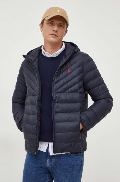Куртка Polo Ralph Lauren чоловіча колір синій перехідна (3691679) Куртка Polo Ralph Lauren чоловіча колір синій перехідна (3691679)