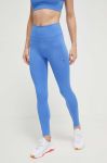 Легінси Tommy Hilfiger жіночі однотонні колір блакитний Легінси Tommy Hilfiger жіночі однотонні колір блакитний