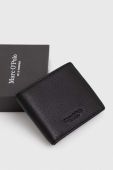 Шкіряний гаманець Marc O'Polo чоловічий колір чорний (3689423)