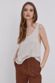 Топ Answear Lab ECO жіночий колір бежевий Топ Answear Lab ECO жіночий колір бежевий