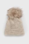 Шапка Answear Lab колір бежевий з товстого трикотажу (2645028) Шапка Answear Lab колір бежевий з товстого трикотажу (2645028)