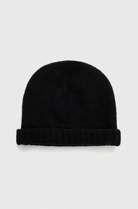 Шерстяна шапка і шарф Answear Lab колір чорний Шерстяна шапка і шарф Answear Lab колір чорний
