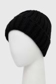 Шапка з вовною Answear Lab колір чорний