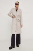 Вовняне пальто Answear Lab колір бежевий перехідний (3520839)