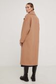 Вовняне пальто Answear Lab колір коричневий перехідний oversize (3501911)