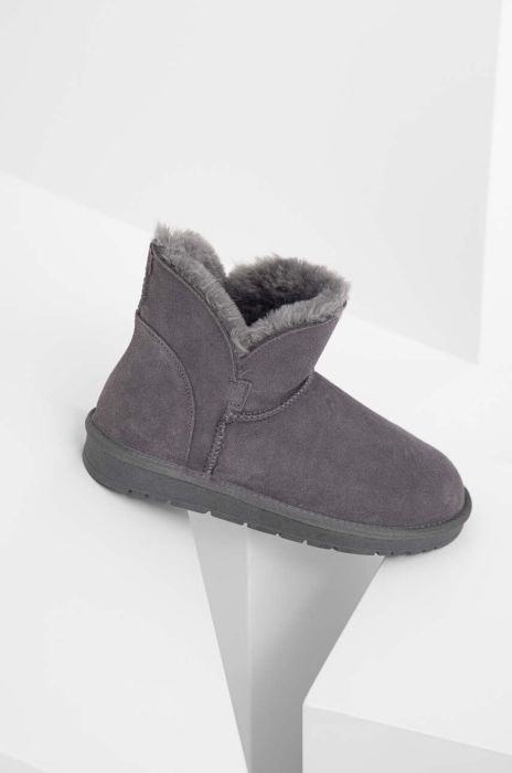 Замшеві чоботи Answear Lab колір сірий (3505118) Замшеві чоботи Answear Lab колір сірий (3505118)