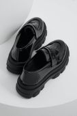 Мокасини Answear Lab жіночі колір чорний на плоскому ходу (3444178)