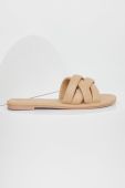 Шкіряні шльопанці Answear Lab Жіночі колір бежевий (2972154)