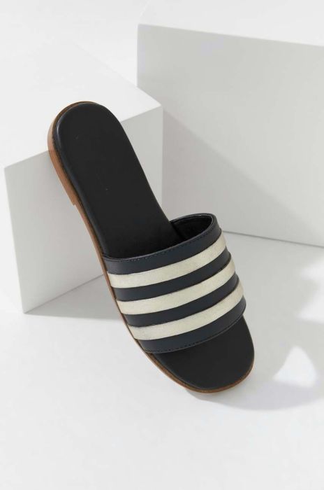 Шкіряні шльопанці Answear Lab жіночі колір золотий (3054529)