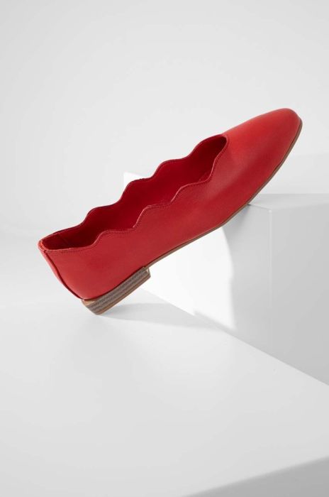Шкіряні балетки Answear Lab колір червоний (3096476) Шкіряні балетки Answear Lab колір червоний (3096476)