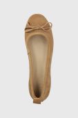 Замшеві балетки Answear Lab колір бежевий Замшеві балетки Answear Lab колір бежевий