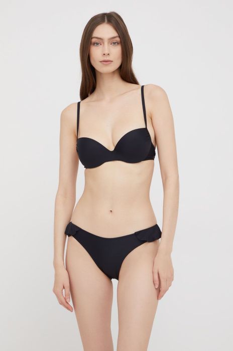 Роздільний купальник Answear Lab колір чорний ущільнена чашечка Роздільний купальник Answear Lab колір чорний ущільнена чашечка