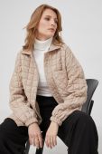 Куртка Answear Lab жіноча колір бежевий oversize Куртка Answear Lab жіноча колір бежевий oversize