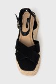 Сандалі Answear Lab колір чорний на танкетці Сандалі Answear Lab колір чорний на танкетці