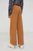 Штани Answear Lab жіночі колір коричневий однотонні Штани Answear Lab жіночі колір коричневий однотонні