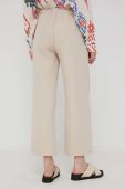 Штани Answear Lab жіночі колір бежевий широке висока посадка (2274003) Штани Answear Lab жіночі колір бежевий широке висока посадка (2274003)