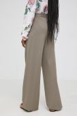 Штани Answear Lab жіночі колір бежевий пряме висока посадка (2426655) Штани Answear Lab жіночі колір бежевий пряме висока посадка (2426655)