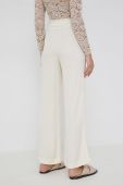 Штани Answear Lab жіночі колір бежевий широке висока посадка (2437223) Штани Answear Lab жіночі колір бежевий широке висока посадка (2437223)