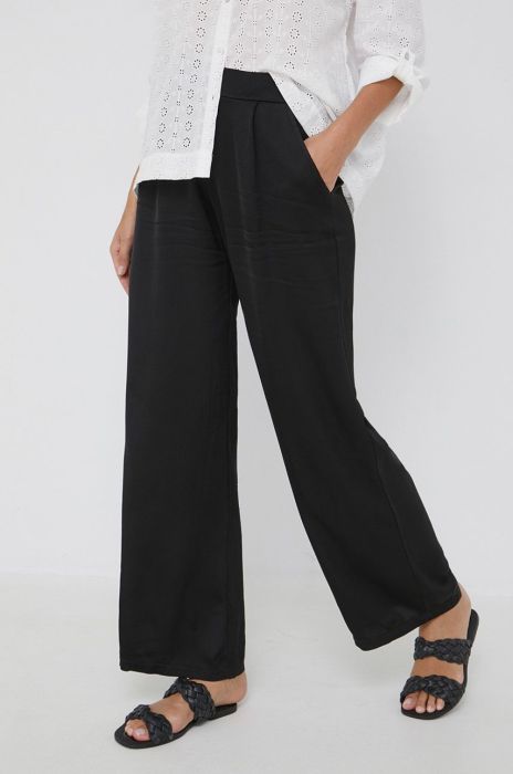 Штани Answear Lab жіночі колір чорний широке висока посадка (2437226) Штани Answear Lab жіночі колір чорний широке висока посадка (2437226)