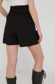 Шорти Answear Lab жіночі колір чорний однотонні висока посадка (2255116)