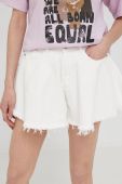 Шорти Answear Lab жіночі колір білий однотонні висока посадка (2299873)