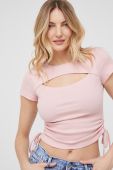 Футболка Answear Lab жіночий колір рожевий (2117221) Футболка Answear Lab жіночий колір рожевий (2117221)