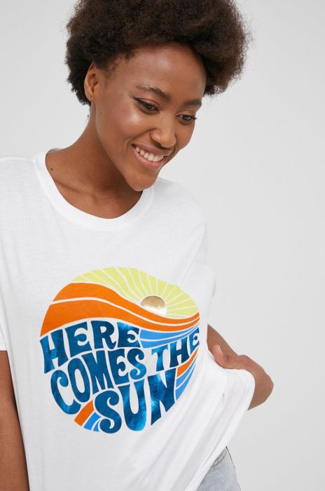 Футболка Answear Lab жіночий колір білий (2207404) Футболка Answear Lab жіночий колір білий (2207404)