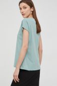 Бавовняна футболка Answear Lab колір бірюзовий (2293538)