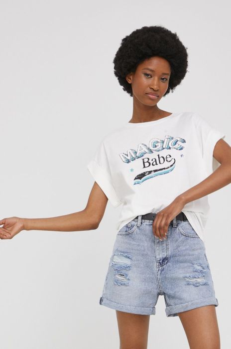 Бавовняна футболка Answear Lab колір білий (2357893) Бавовняна футболка Answear Lab колір білий (2357893)