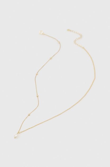 Кольє зі срібла з позолотою Answear Lab колір золотий (2978720) Кольє зі срібла з позолотою Answear Lab колір золотий (2978720)