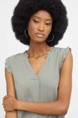 Блузка Answear Lab жіноча колір зелений однотонна (3258603)