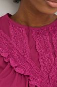 Блузка Answear Lab жіноча колір рожевий однотонна (2920296)