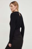 Блузка Answear Lab жіноча колір чорний однотонна (3118523)