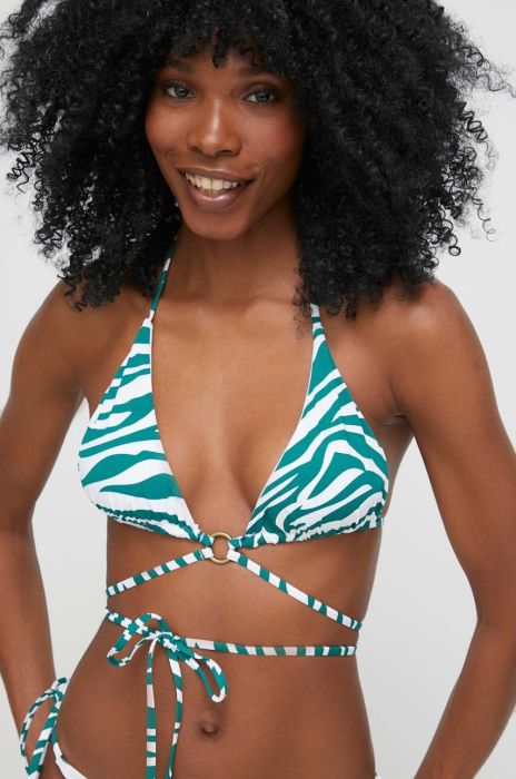 Купальний бюстгальтер Answear Lab колір зелений злегка ущільнена чашечка (3047449) Купальний бюстгальтер Answear Lab колір зелений злегка ущільнена чашечка (3047449)