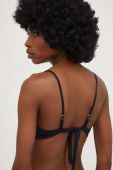 Купальний бюстгальтер Answear Lab колір чорний ущільнена чашечка (3182601)