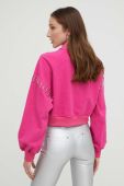 Бавовняна кофта Answear Lab жіноча колір рожевий з аплікацією
