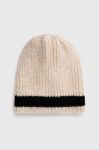 Шапка Answear Lab колір бежевий з товстого трикотажу (2886067) Шапка Answear Lab колір бежевий з товстого трикотажу (2886067)