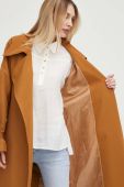 Тренч Answear Lab жіночий колір коричневий перехідний oversize