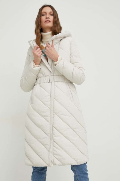 куртка Answear Lab жіноча колір бежевий зимова (2859688) куртка Answear Lab жіноча колір бежевий зимова (2859688)