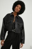 Куртка Answear Lab жіноча колір чорний перехідна oversize (2917946) Куртка Answear Lab жіноча колір чорний перехідна oversize (2917946)