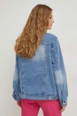 Джинсова куртка Answear Lab X Лімітована колекція SISTERHOOD жіноча перехідна колір блакитний (3079641) Джинсова куртка Answear Lab X Лімітована колекція SISTERHOOD жіноча перехідна колір блакитний (3079641)