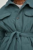 Куртка Answear Lab жіноча колір зелений перехідна oversize (3016035) Куртка Answear Lab жіноча колір зелений перехідна oversize (3016035)