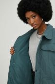 Куртка Answear Lab жіноча колір зелений перехідна oversize (3016035) Куртка Answear Lab жіноча колір зелений перехідна oversize (3016035)