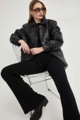 Куртка Answear Lab жіноча колір чорний перехідна (3114454) Куртка Answear Lab жіноча колір чорний перехідна (3114454)
